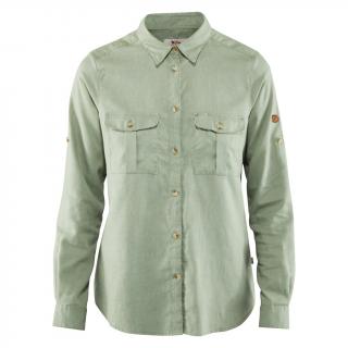 fjellreven Övik travel shirt ls dame - sage green